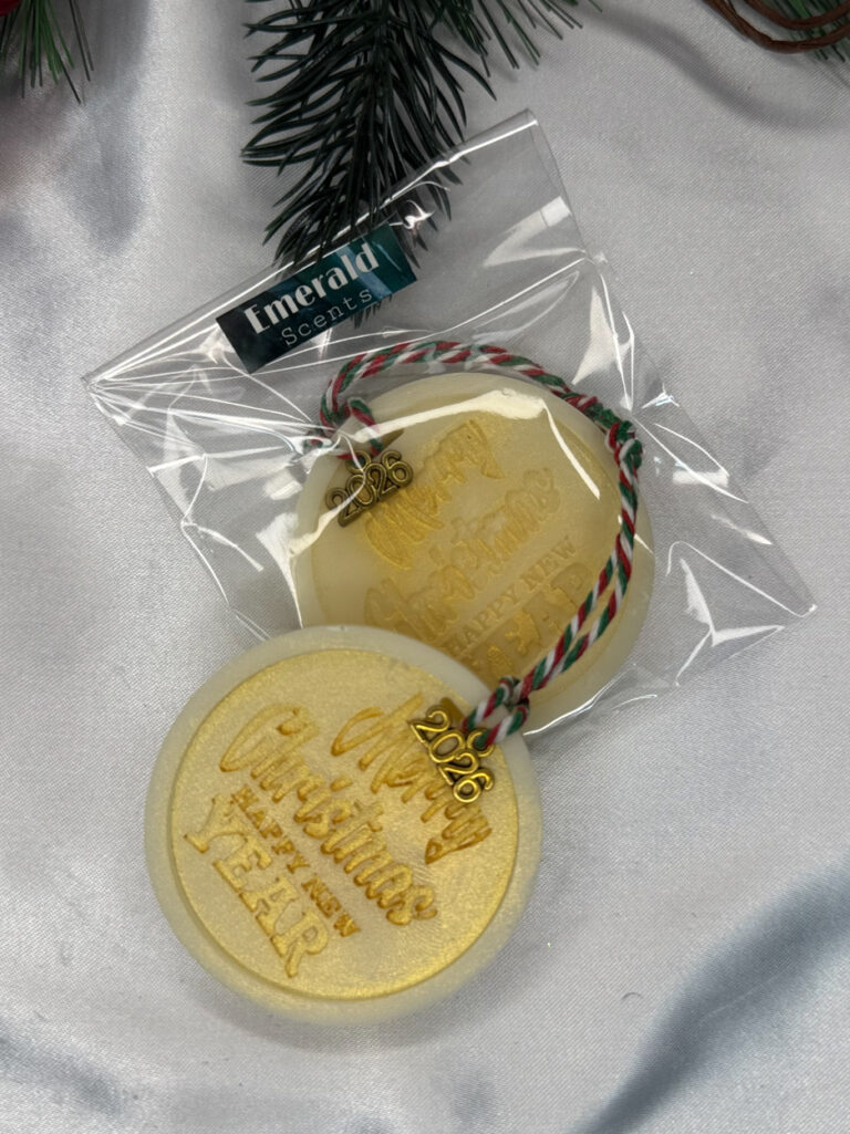 Κερί Γούρι Happy Christmas – Happy New Year