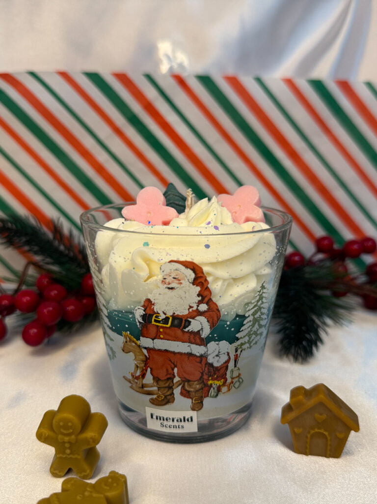 Κερί Santa Claus- Μελομακάρονο